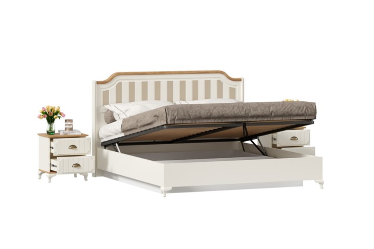 Гарнитур спальный Вилладжио, набор 4 (кровать 1800 с механизмом) во Владивостоке - изображение 1