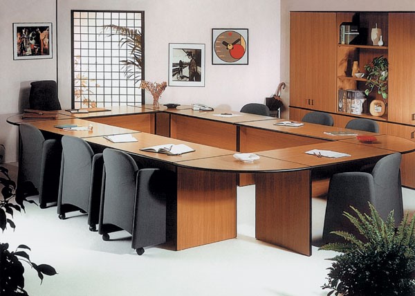 Комплект офисной мебели ДИН-Р (французский орех) в Находке - изображение 6