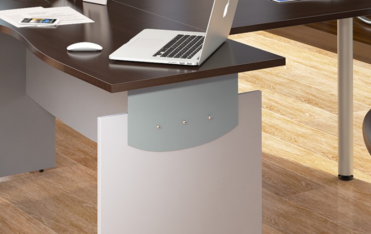 Офисный комплект мебели OFFIX-NEW для двух сотрудников и руководителя в Находке - изображение 2