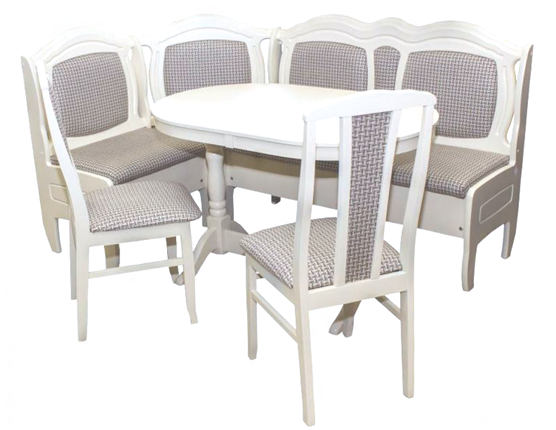 Группа обеденная Престиж со стульями с мягкой спинкой в Артеме - изображение