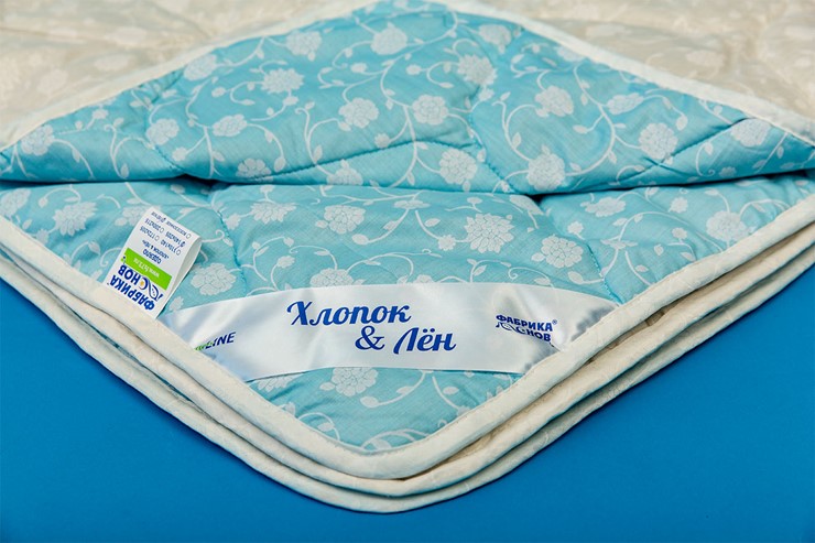 Одеяло легкое двуспальное Хлопок &  Лен в Артеме - изображение 1