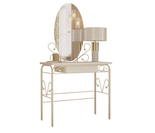 Дамский столик кремово-белый (RAL 9001) в Артеме - изображение