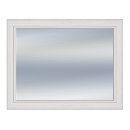 Зеркало навесное Неаполь,  ясень анкор светлый / патина серебро в Уссурийске - изображение