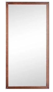 Зеркало навесное в спальню Ника (Средне-коричневый) 119,5 см x 60 см во Владивостоке - предосмотр