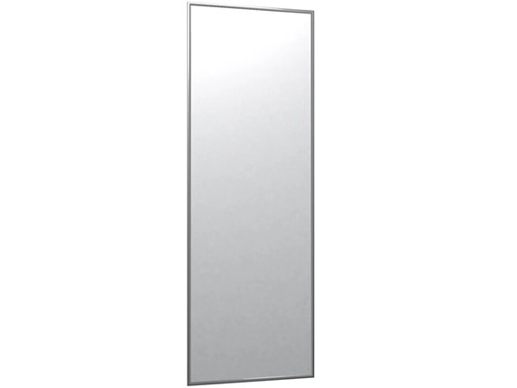 Зеркало навесное в гардероб Сельетта-5 глянец серебро (1500х500х9) во Владивостоке - изображение