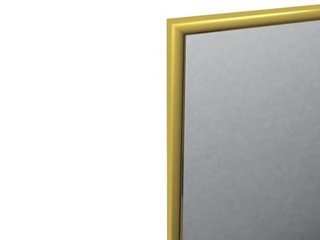 Настенное зеркало в спальню Сельетта-5 глянец золото (1500х500х9) во Владивостоке - предосмотр 1