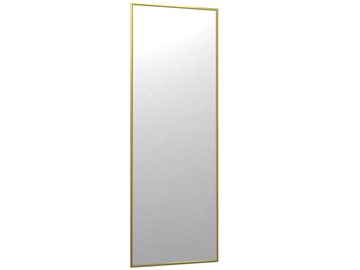 Настенное зеркало в спальню Сельетта-5 глянец золото (1500х500х9) во Владивостоке - предосмотр