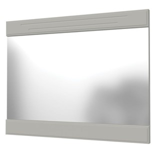 Навесное зеркало Олимп с декоративными планками (фисташковый) в Уссурийске