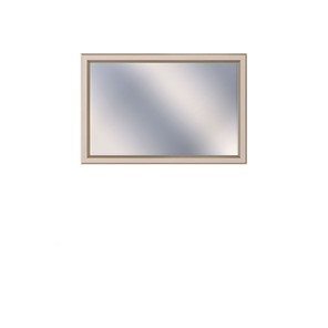 Зеркало настенное Сиена, Бодега белый / патина золото, 92х52 в Находке