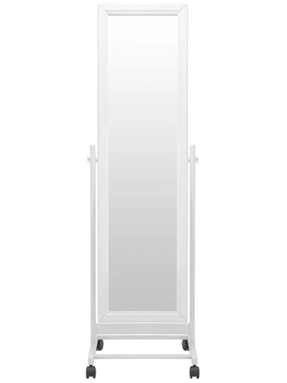 Зеркало напольное в гардероб BeautyStyle 27 (135х42,5см) Белое в Находке - изображение 1