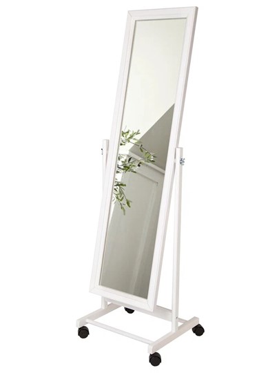 Зеркало напольное в гардероб BeautyStyle 27 (135х42,5см) Белое во Владивостоке - изображение 6