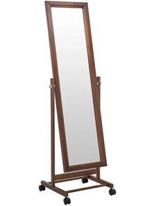 Зеркало напольное в гардероб BeautyStyle 27 (135х42,5см) Средне-коричневый в Находке