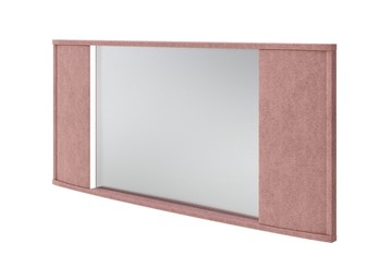 Зеркало прямоугольное Vittoria с подсветкой, Рогожка (Levis 62 Розовый) в Находке