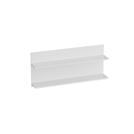 Полка Кёльн 980, Белый аляска/Белый глянец в Артеме - изображение