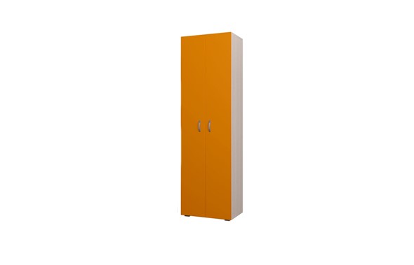 Детский двухдверный шкаф 600 ДО Млечный дуб, Оранжевый в Артеме - изображение