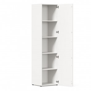 1-створчатый шкаф Джоли Тип 1 ЛД 535.010, Серый шелк в Артеме - предосмотр 3