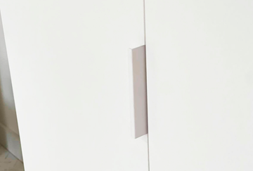 Шкаф двухдверный с ящиками Зефир 108.01 (белое дерево/пудра розовая (эмаль)) во Владивостоке - предосмотр 5