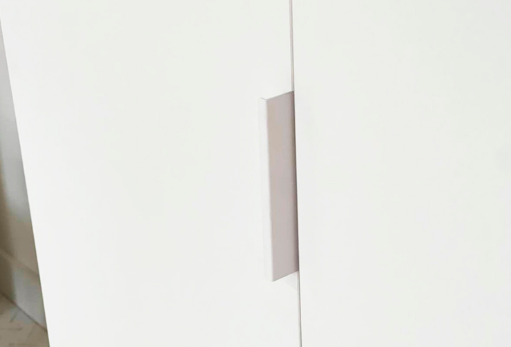 Шкаф двухдверный с ящиками Зефир 108.01 (белое дерево/пудра розовая (эмаль)) во Владивостоке - изображение 5