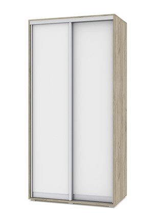 Шкаф-купе 2-х створчатый О41, Серый дуб - Белый в Артеме - изображение