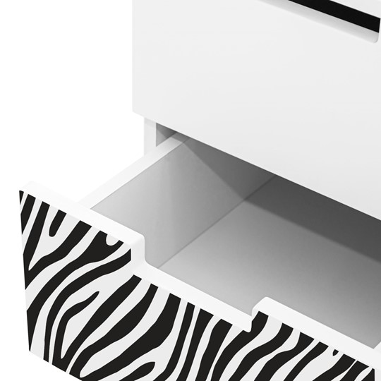 Тумба с ящиками Svogen графит-белый/зебра черная во Владивостоке - изображение 9