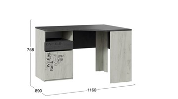 Детский угловой стол с ящиками Оксфорд-2 ТД-399.15.03 в Артеме - предосмотр 5