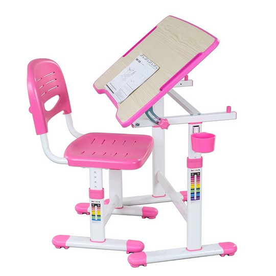 Парта растущая + стул Piccolino II Pink в Уссурийске - изображение 4