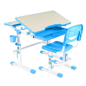 Растущий стол и стул Lavoro Blue в Артеме - предосмотр 2