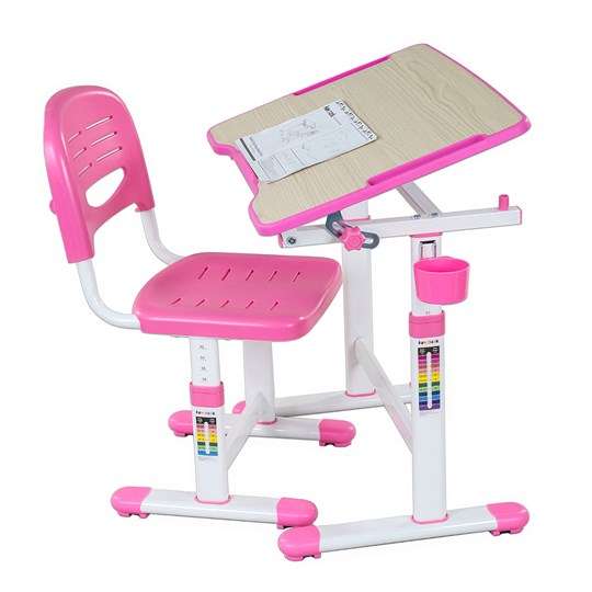 Парта растущая + стул Piccolino II Pink в Уссурийске - изображение 3