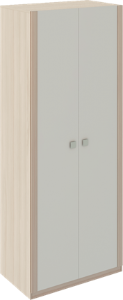 Шкаф Глэдис М22 (Шимо светлый/Белый текстурный) в Артеме - изображение