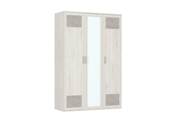 Шкаф трехстворчатый Kantri, 2 двери, 1 зеркало, (К-ШО-03 2г/1зр) в Артеме - изображение