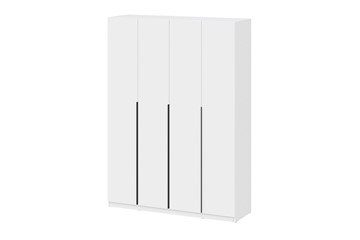 Четырехстворчатый шкаф ШК 5 (1600) Белый текстурный в Находке