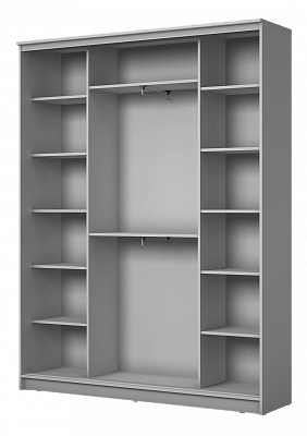 Шкаф 3-х дверный Хит-22-4-18/2-777-15, 2200х1770х420, Ночной город Белый во Владивостоке - изображение 1