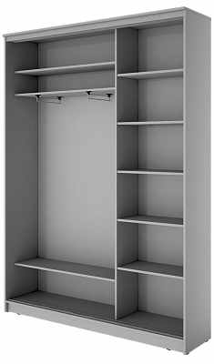 Шкаф 2-х дверный 2300х1500х420, Сакура ХИТ 23-4-15-77-06 Венге Аруба во Владивостоке - изображение 1