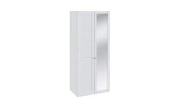 Распашной шкаф Ривьера для одежды с зеркальной дверью левый СМ 241.07.002 L в Артеме