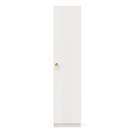 Шкаф одностворчатый Айла ЛД 688.130.000, Белый, исполнение 1 в Артеме - изображение 1