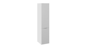 Одностворчатый шкаф Глосс СМ-319.07.112 (Белый глянец) в Артеме