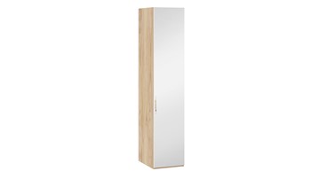 Шкаф для белья Эмбер правый СМ-348.07.002 R (Яблоня Беллуно/Белый глянец) в Артеме