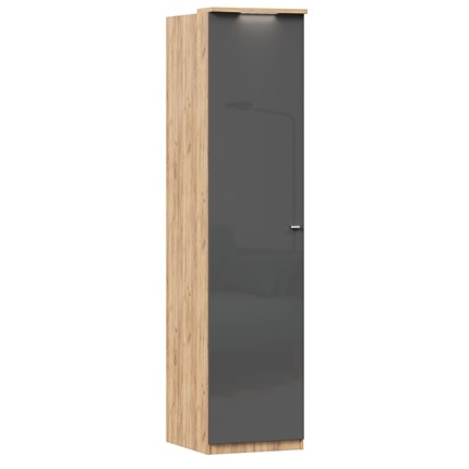 Шкаф одностворчатый Фиджи ЛД 659.221, антрацит в Артеме - изображение