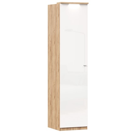Шкаф одностворчатый Фиджи ЛД 659.224, белый в Артеме - изображение
