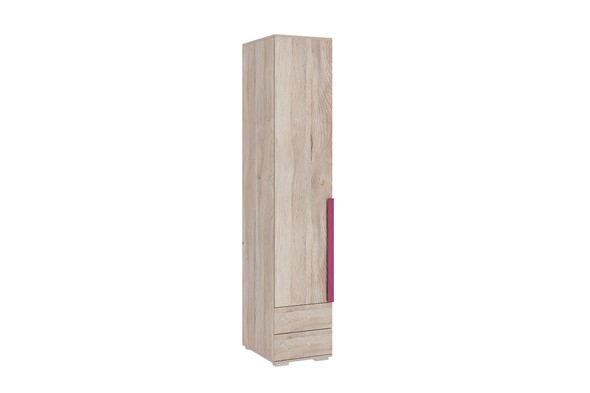 Шкаф для белья Лайк 54.01, дуб мария/фуксия в Артеме - изображение