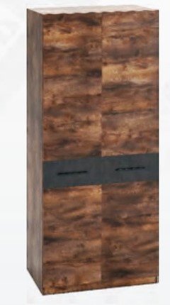 Распашной шкаф Глазго 2 дв, Металл Бруклин/Таксония во Владивостоке - изображение