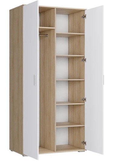 Шкаф в спальню ШРК-2 Лайт Дуб сонома / Белый в Артеме - изображение 1