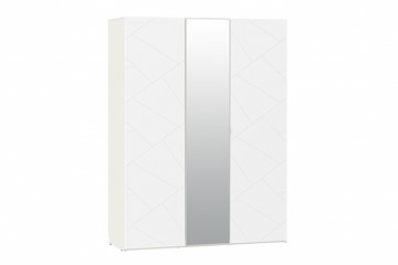 Шкаф 3-х дверный Summit НМ 011.44 Меренга/Белый текстурный в Артеме - предосмотр
