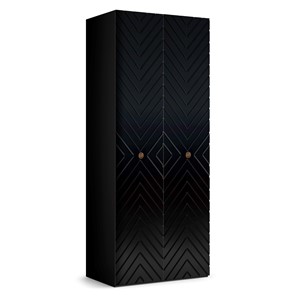 Шкаф с глухим фасадом Марсель 900 (черный) в Уссурийске - предосмотр
