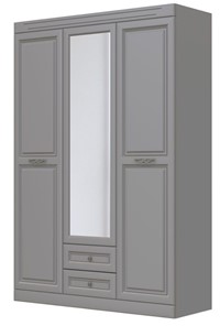 Шкаф трехдверный в спальню Олимп ШР-3 (антрацит) 1 зеркало в Уссурийске