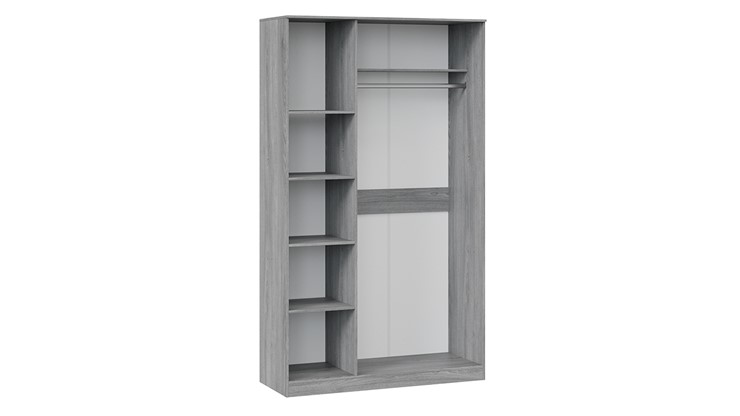 Распашной шкаф Миранда (Дуб Гамильтон/Белый глянец) в Артеме - изображение 3