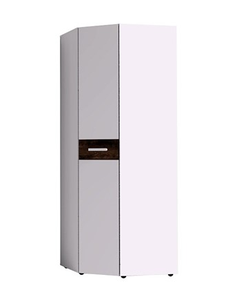 Шкаф для одежды Норвуд 156, Белый-Орех шоколадный в Уссурийске - изображение