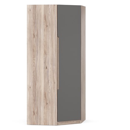 Угловой распашной шкаф Стефания ЛД 413.050.000 (Дуб маувелла/Оникс серый) в Артеме - изображение