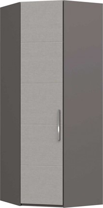 Распашной шкаф угловой Вива Мокко глянец / Текстиль во Владивостоке - изображение