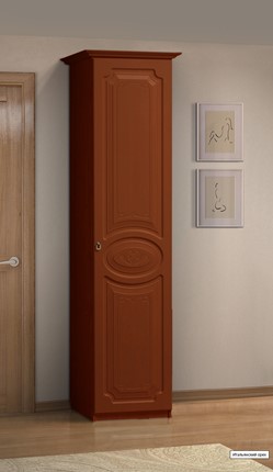 Шкаф-пенал Ивушка-5, цвет Итальянский орех в Находке - изображение